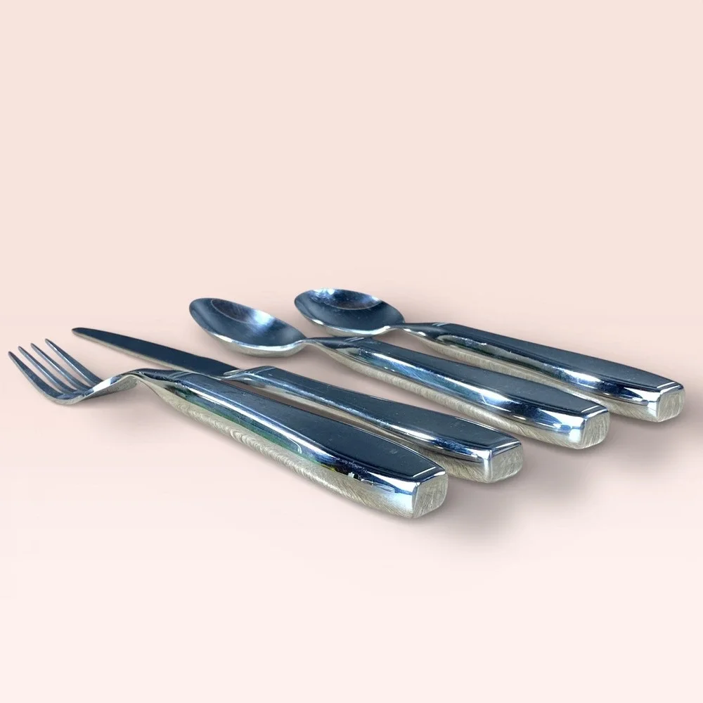 American Hawks Weighted Adaptive Flatware Stainless Utensils 7 oz Each‎